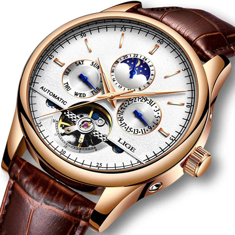 Luxury Mechanical Automatic Tourbillon Watch