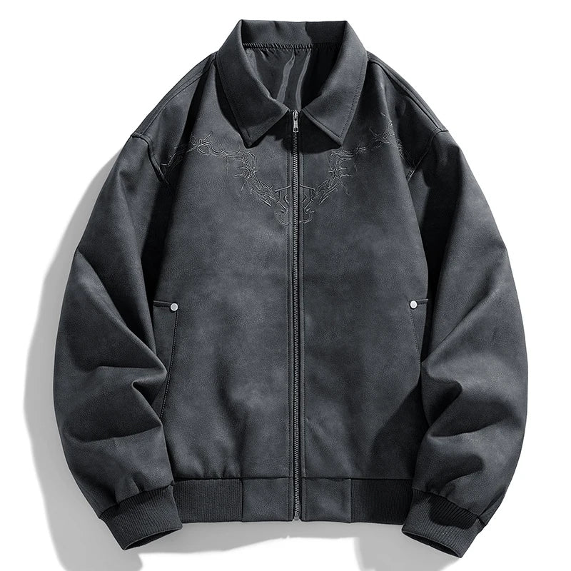 Stylish Unslack Suede Jacket Made of Jatt Material
