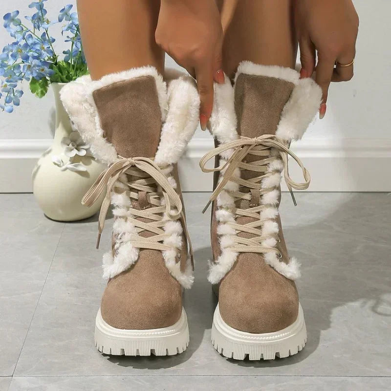 Camille Cozy Insulated Fur Boots