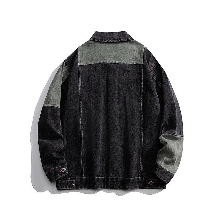 Stylish and Trendy Patchwork Denim Jacket