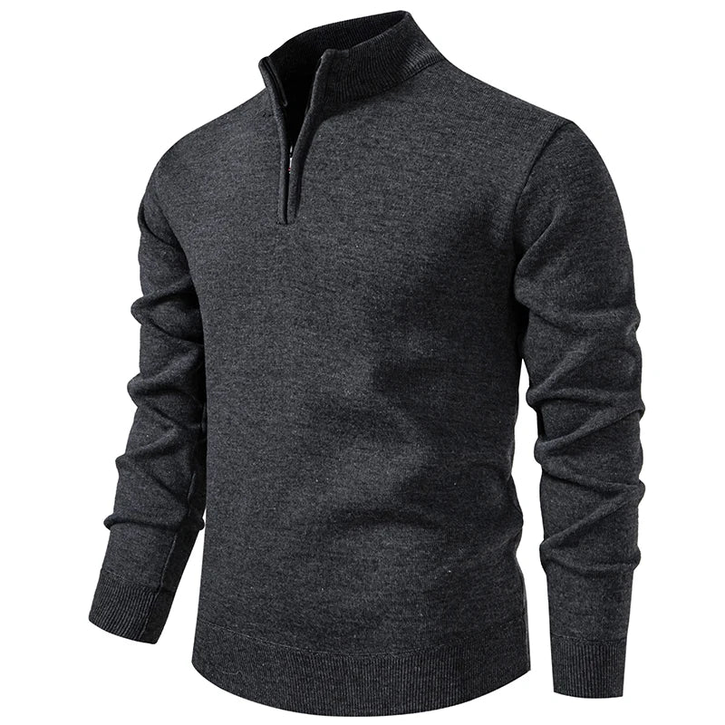 Calleron | Luxurious Elevated Quarter-Zip Sweater for Stylish Comfort
