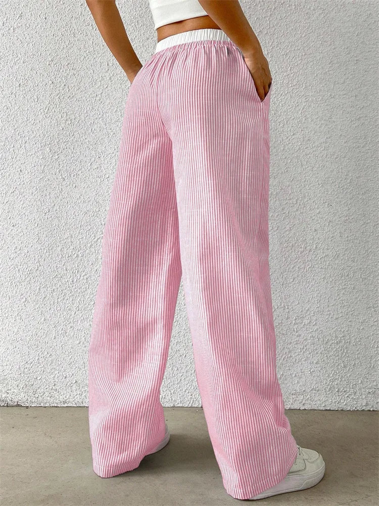 Jane - Casual Pinstripe Pants for a Sophisticated and Comfortable Style
