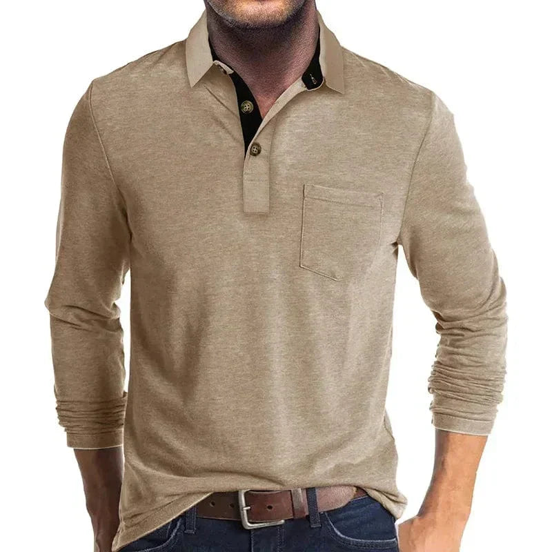 Hudson | Chic Elevated Casual Textured Polo for a Stylish Look