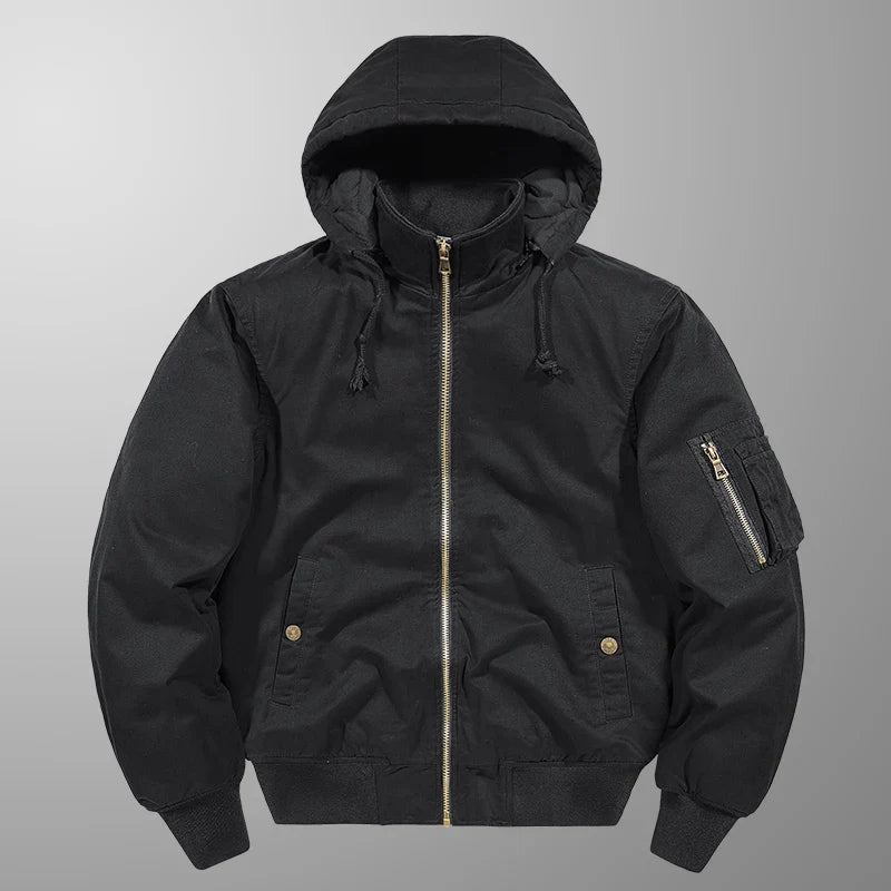 Cotton-padded jacket for daily use