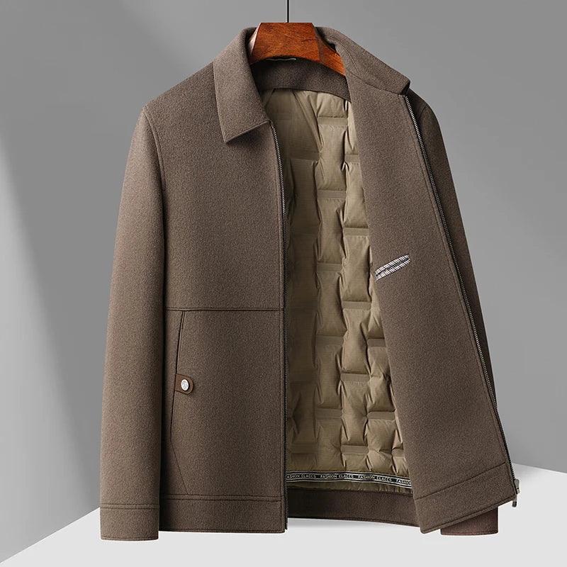 Heritage Woolen Jacket with Soft Felt Covering
