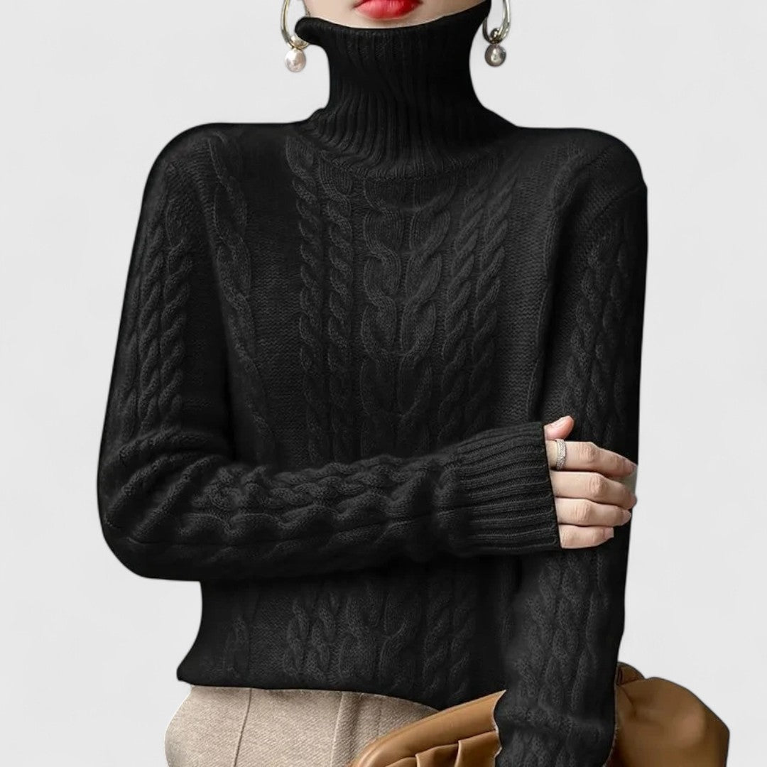 Clara - Chic & Comfortable Turtleneck Sweater for a Perfect Cozy Look