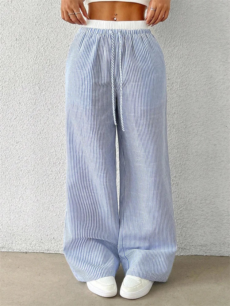 Jane - Casual Pinstripe Pants for a Sophisticated and Comfortable Style