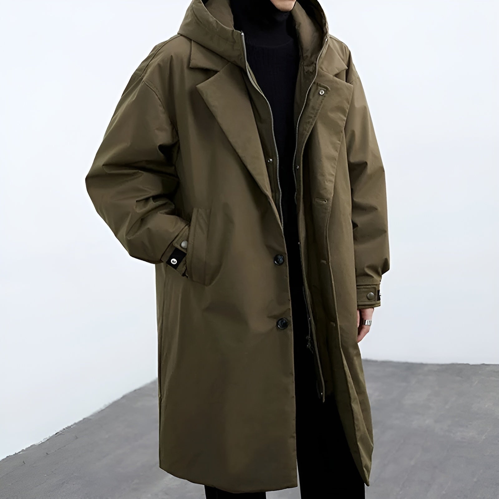 Brighton luminous trench coat for an elegant and sophisticated style