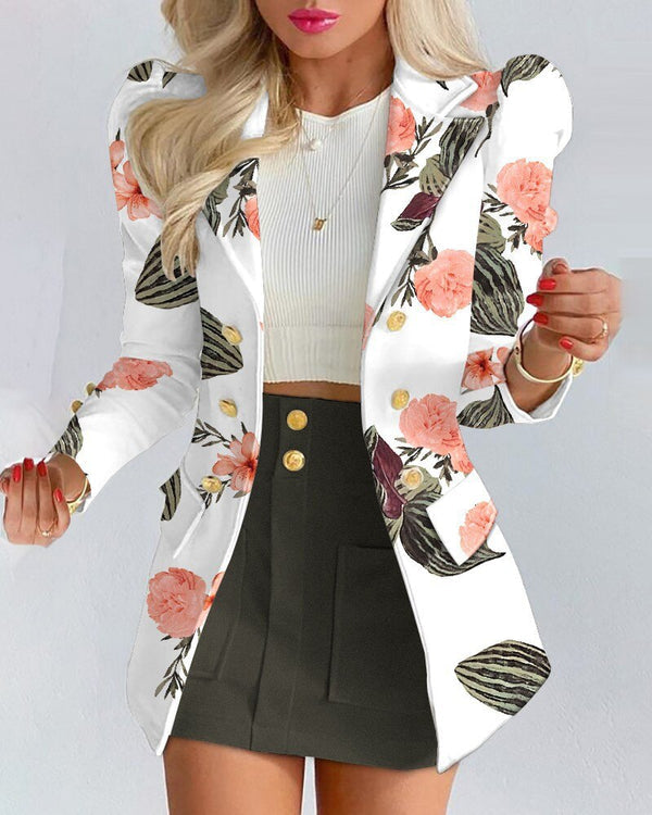Bella Women’s Elegant Blazer and Skirt Co-ord Set for a Stylish Look