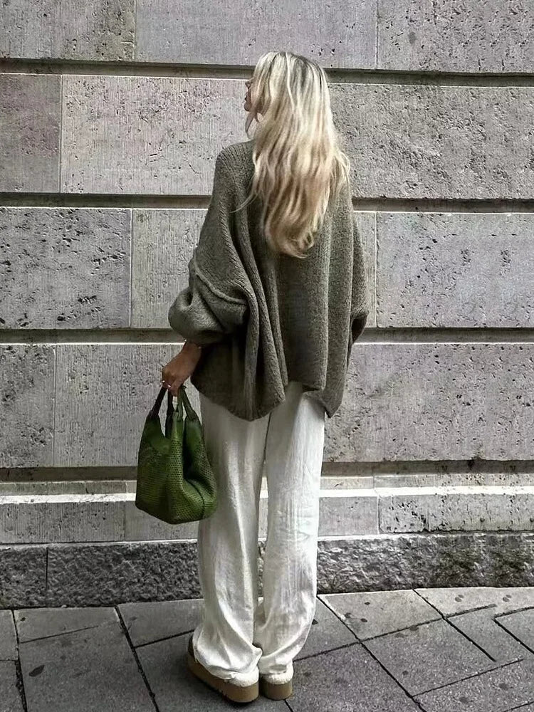 Jamie | Women's Cozy Oversized Button-Down Cardigan for Effortless Style