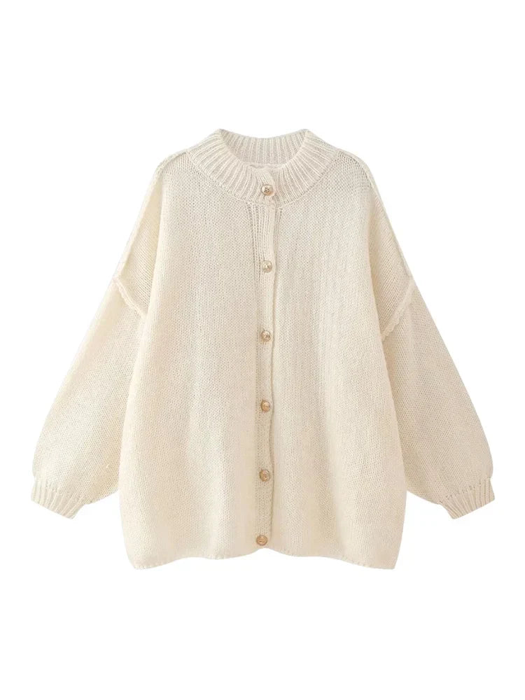 Jamie | Women's Cozy Oversized Button-Down Cardigan for Effortless Style