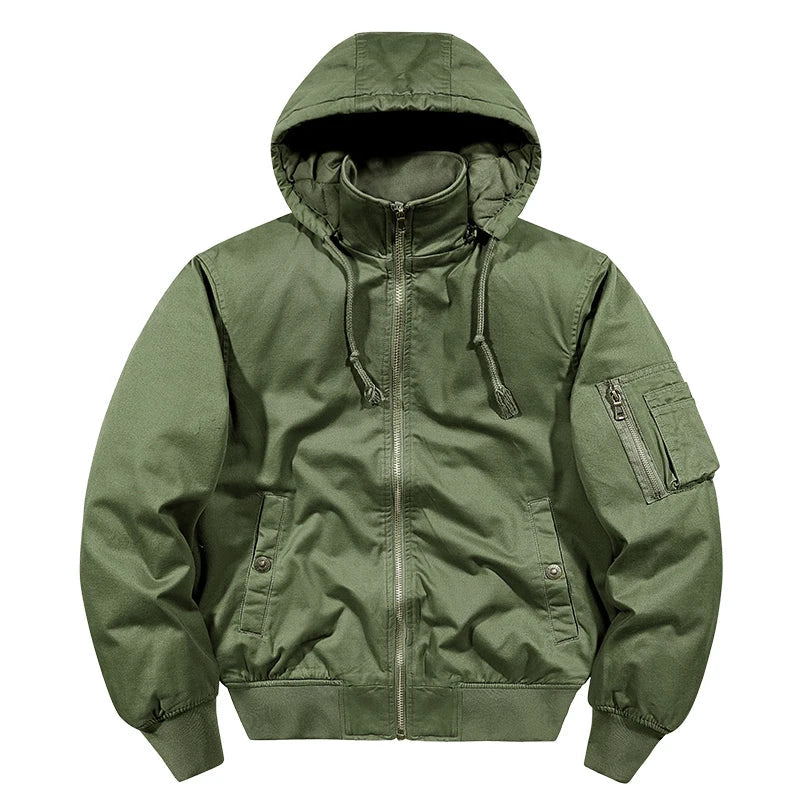 Cotton-padded jacket for daily use