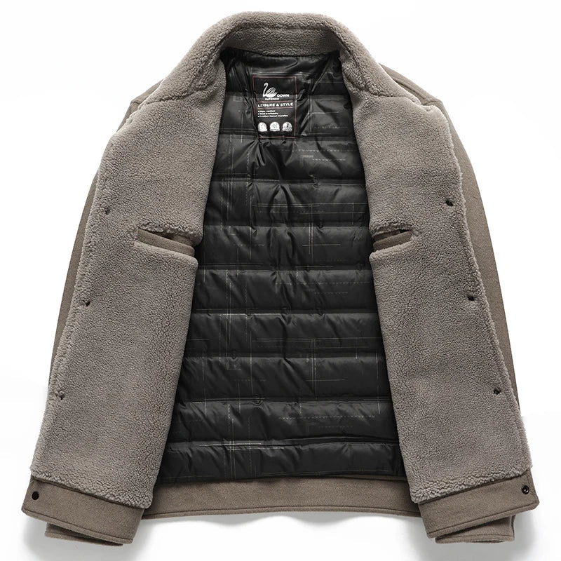 Casual Elegance: Rhode Wool Jacket for Warmth and Style