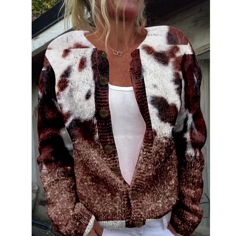 Corinne | Elegant Patterned Cardigan for a Trendy Style