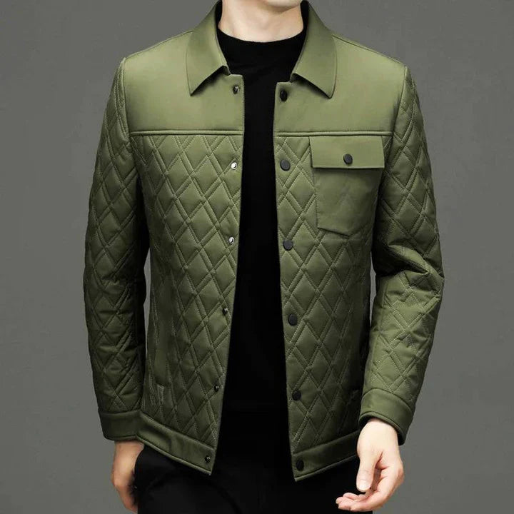Michael Quilted Down Puffer for a Warm and Elegant Style