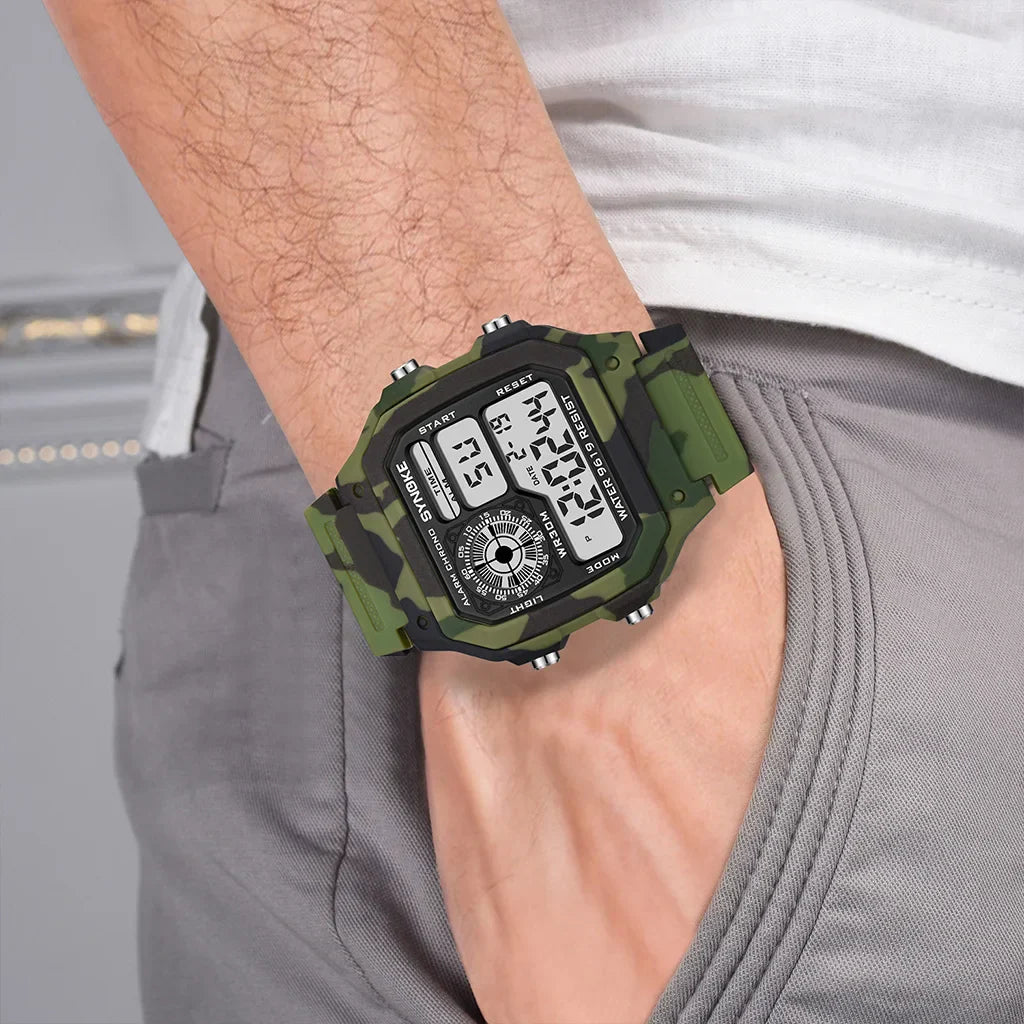 Military Digital Watch for Outdoor Use