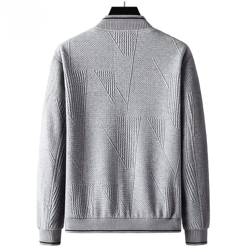 Elegant and comfortable Azure knit jacket