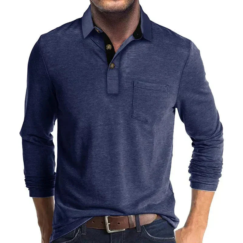 Hudson | Chic Elevated Casual Textured Polo for a Stylish Look