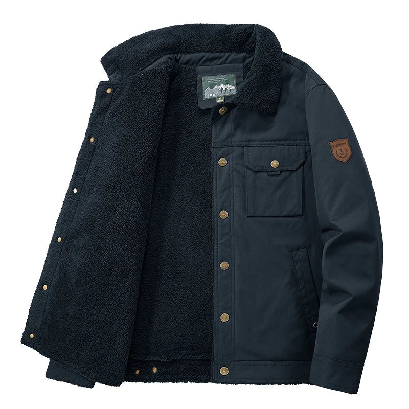 Casual Rugged Ranger Collar Jacket for Stylish Outdoor Looks