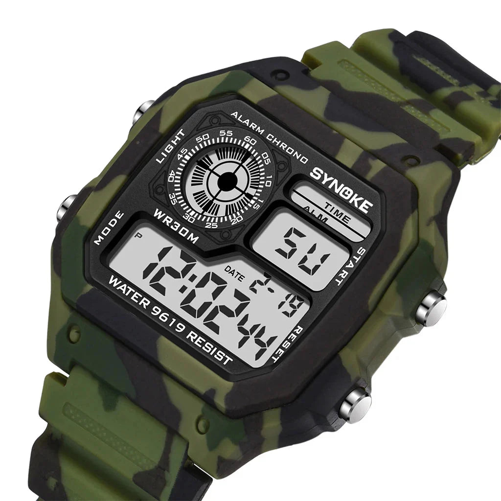 Military Digital Watch for Outdoor Use