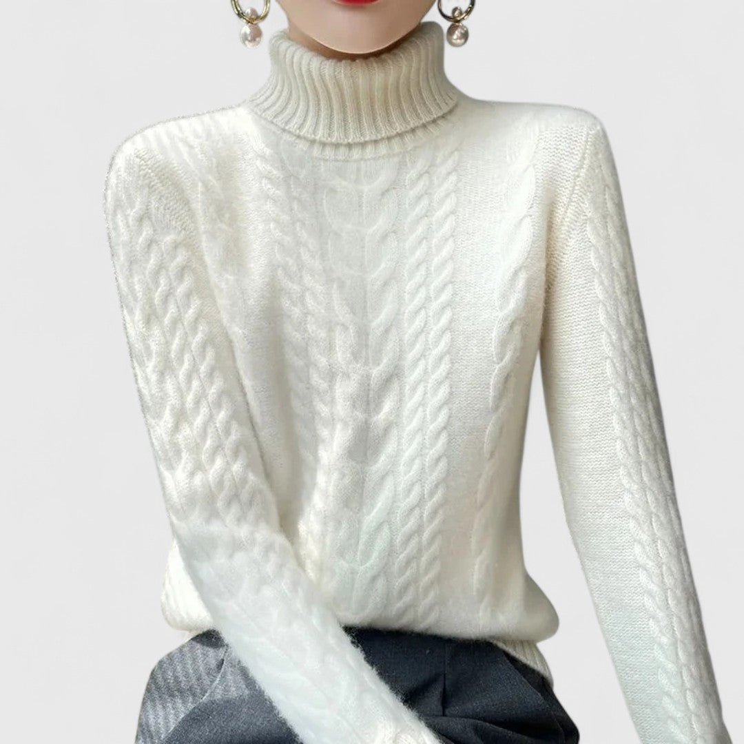 Clara - Chic & Comfortable Turtleneck Sweater for a Perfect Cozy Look