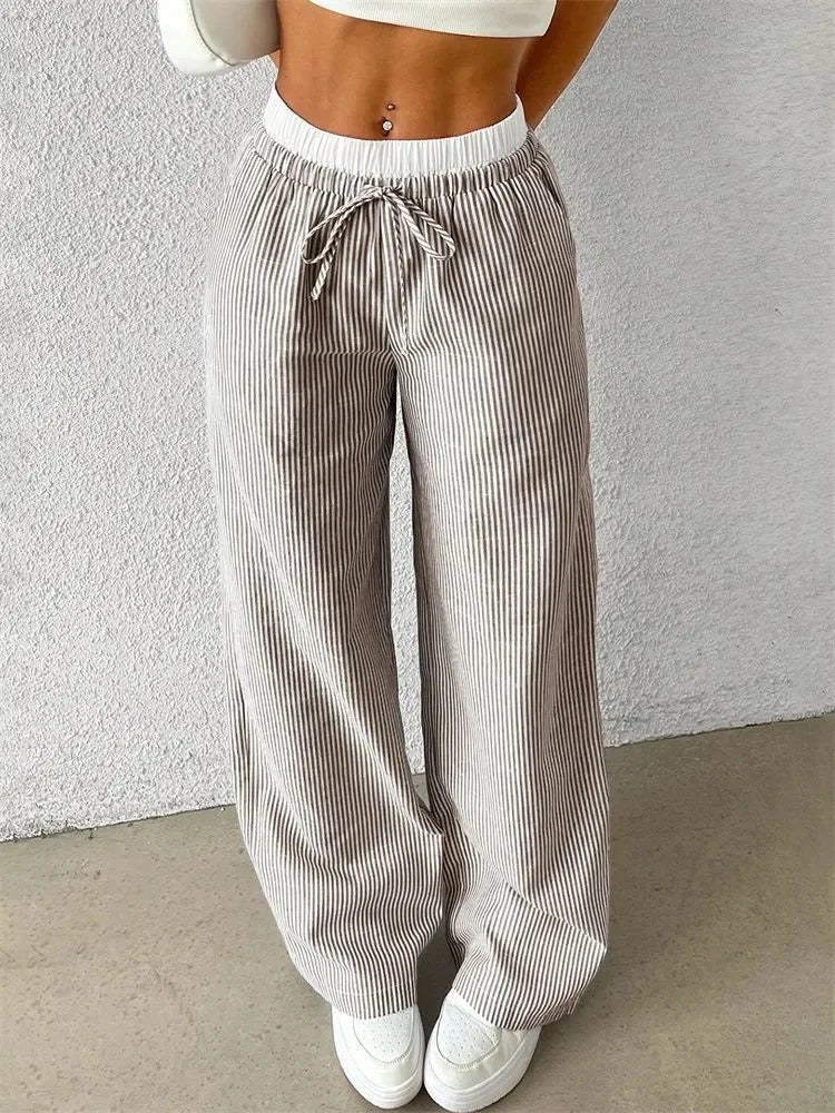 Jane - Casual Pinstripe Pants for a Sophisticated and Comfortable Style