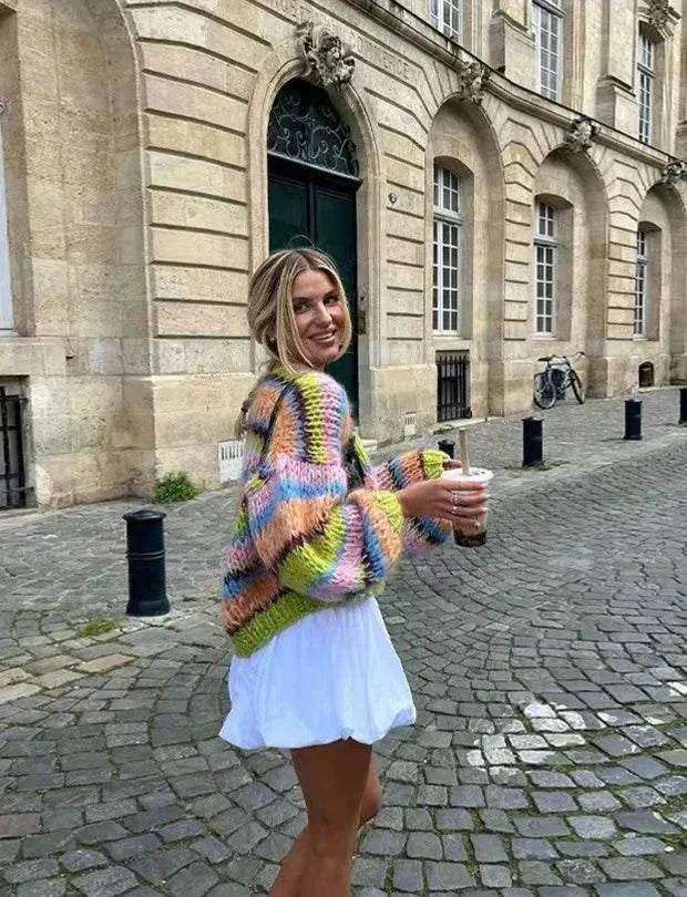 Livia | Fun and Cozy Knit Cardigan