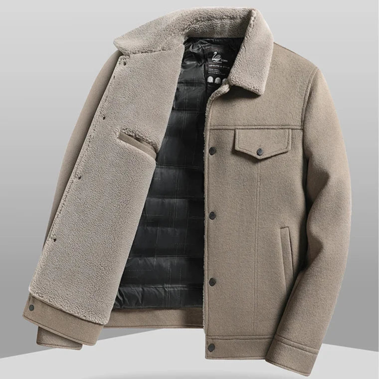 Casual Elegance: Rhode Wool Jacket for Warmth and Style