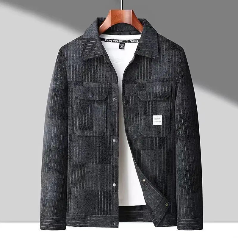 Davos Elegant Pinstripe Jacket for a Sophisticated Look