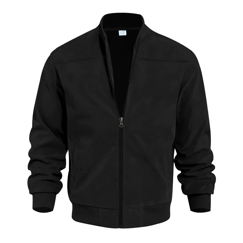 Noah - Luxe Suede Bomber Jacket for a Stylish and Comfortable Look