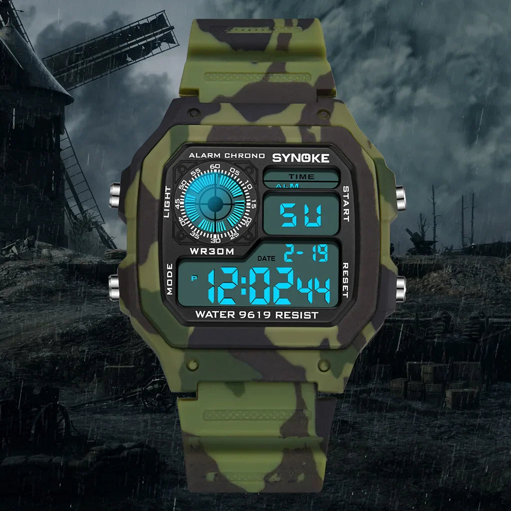 Military Digital Watch for Outdoor Use