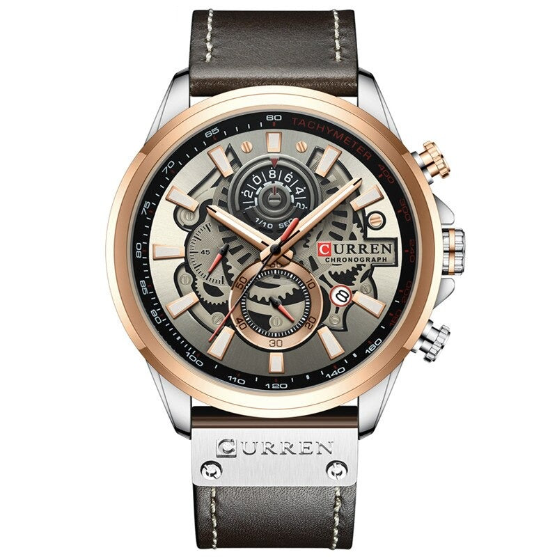 Multifunction Quartz Watch with Built-in Calendar