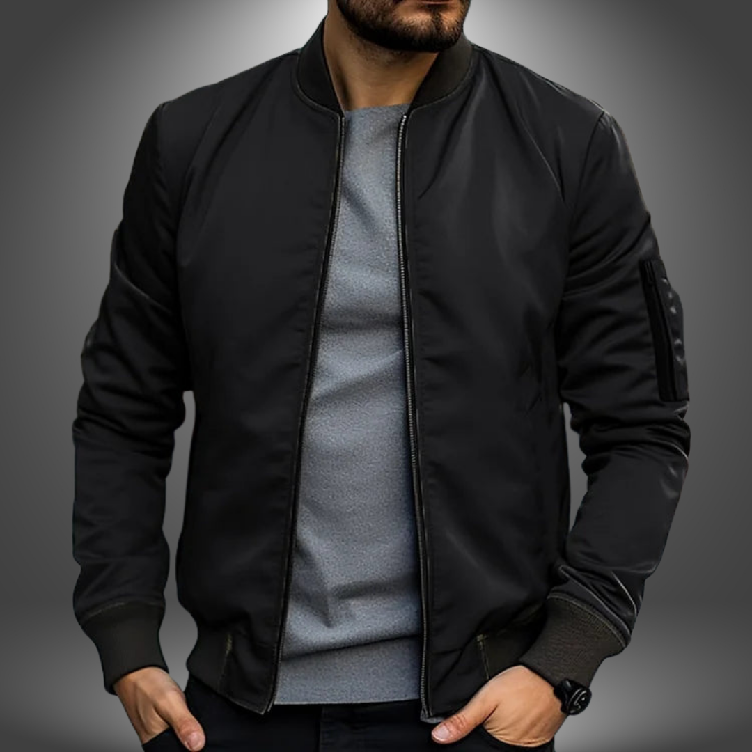 Oliver - Villepääkevénylightweight bomber jacket