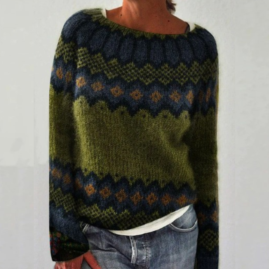 Salome | Cozy Retro Sweater for a Comfortable Style