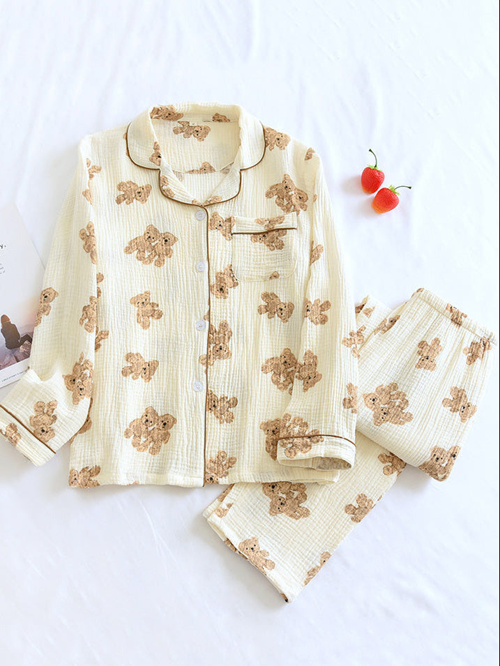 Hannah | Comfortable Long Sleeve Pajama Set for Women in Two Pieces