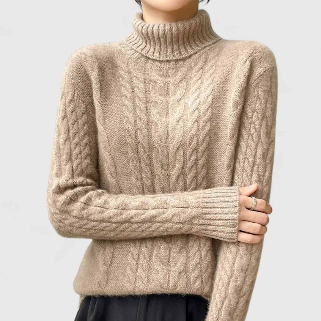 Clara - Chic & Comfortable Turtleneck Sweater for a Perfect Cozy Look