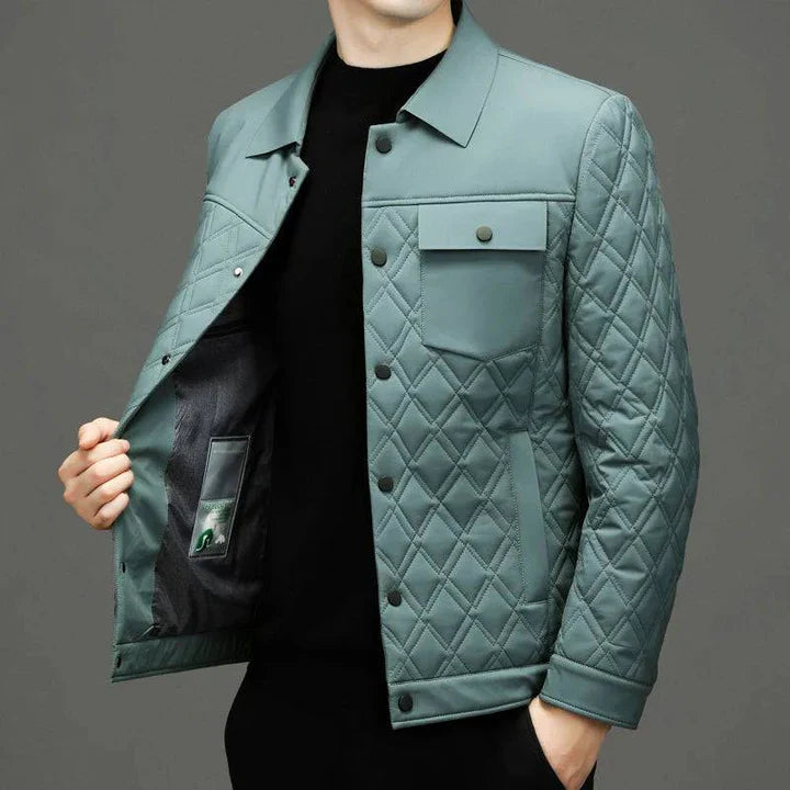 Michael Quilted Down Puffer for a Warm and Elegant Style