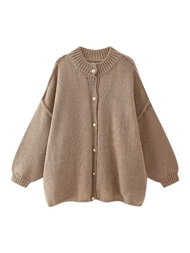 Jamie | Women's Cozy Oversized Button-Down Cardigan for Effortless Style