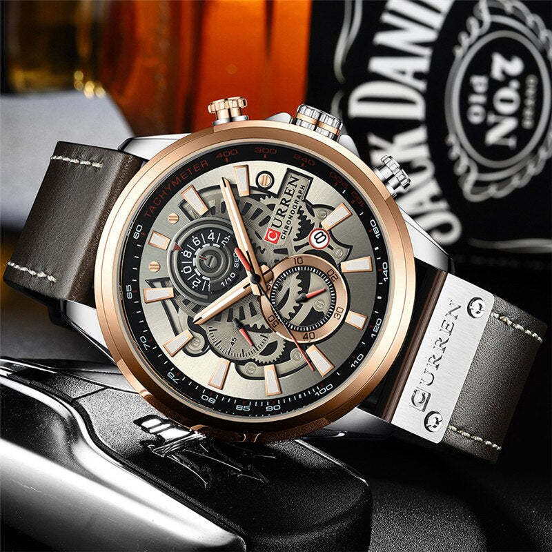 Multifunction Quartz Watch with Built-in Calendar