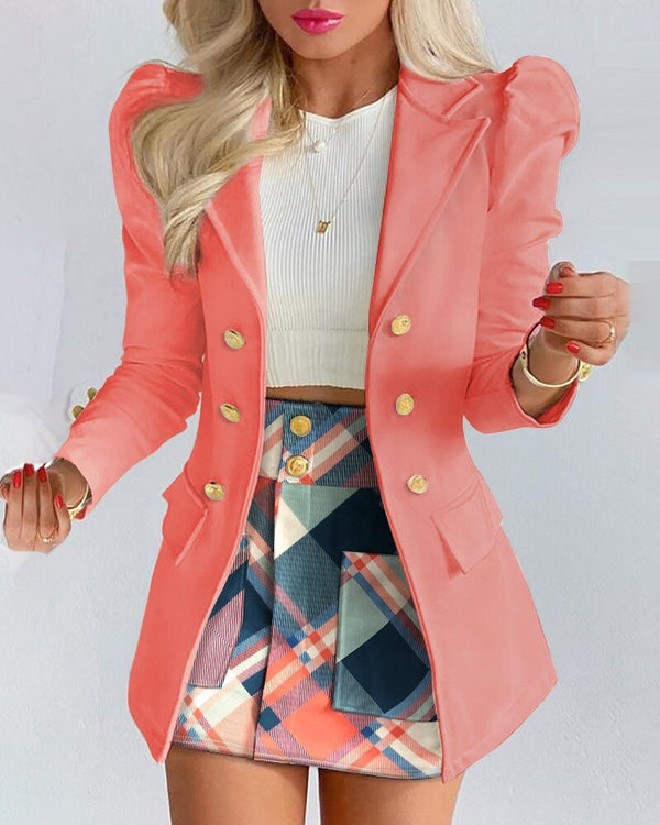 Bella Women’s Elegant Blazer and Skirt Co-ord Set for a Stylish Look