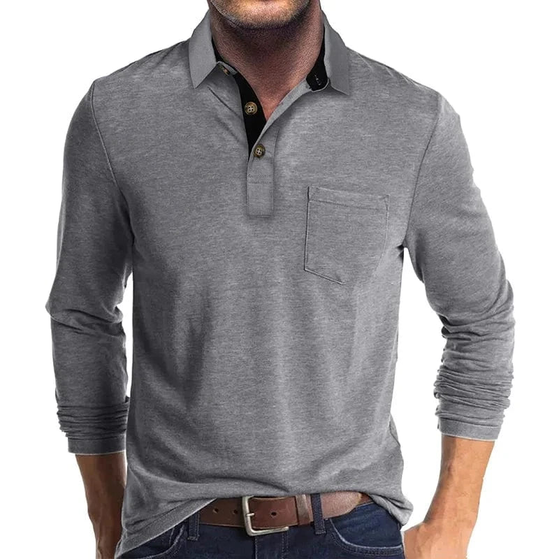 Hudson | Chic Elevated Casual Textured Polo for a Stylish Look