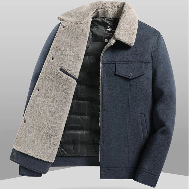 Casual Elegance: Rhode Wool Jacket for Warmth and Style