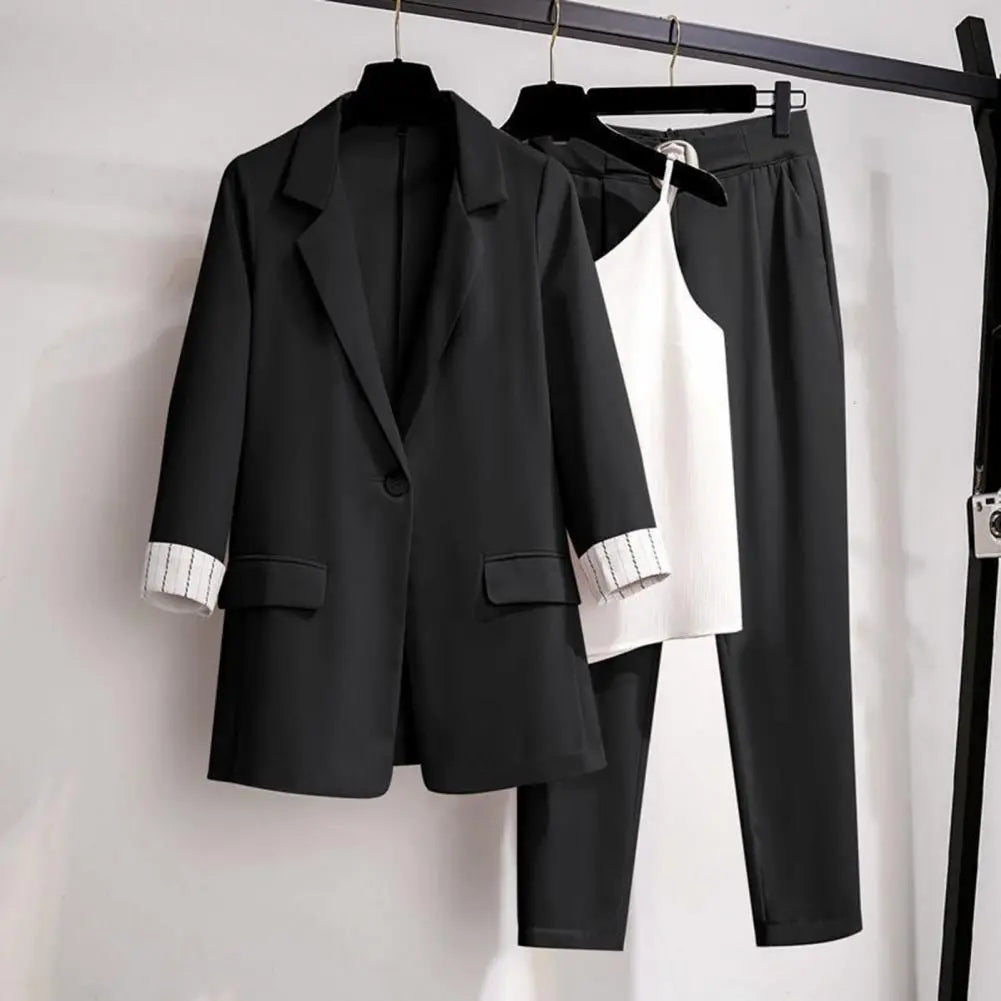 Joanna | Elegant Women's Set with Blazer, Pants, and Coordinated Top
