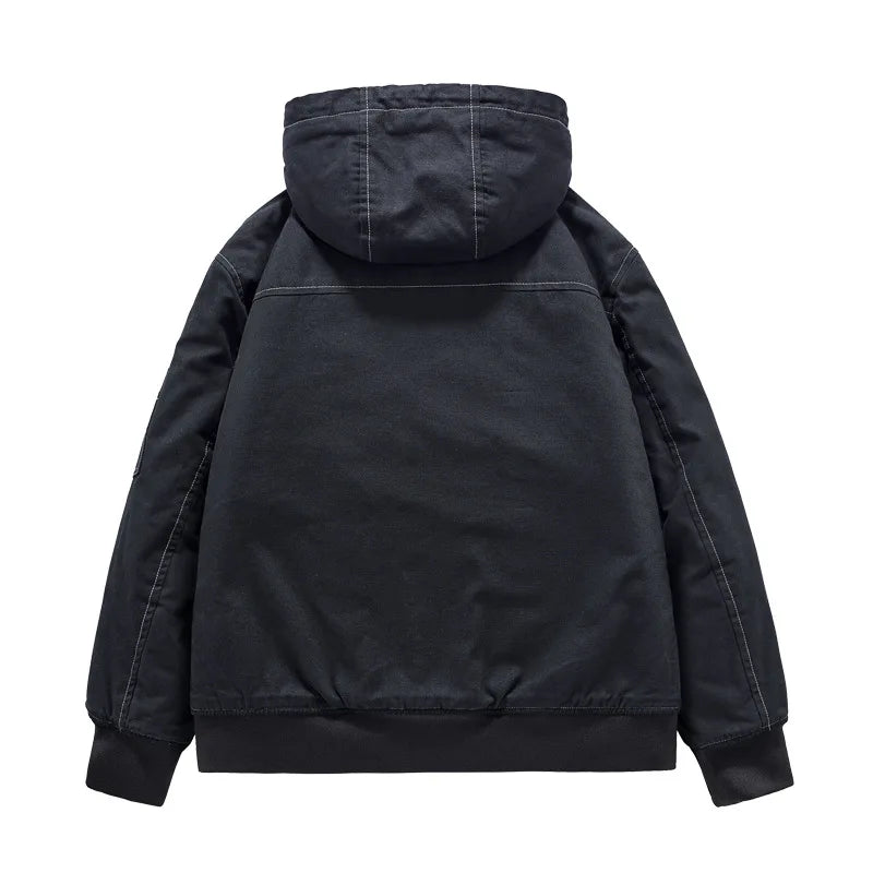 Thermo-Utility Hooded Sweatshirt for Ultimate Comfort