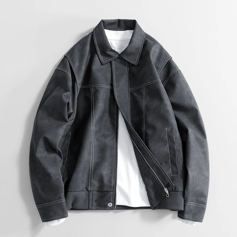 Stylish Leather Motorcycle Jacket for a Bold and Edgy Look