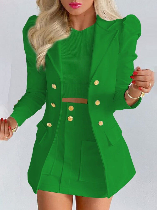 Bella Women’s Elegant Blazer and Skirt Co-ord Set for a Stylish Look