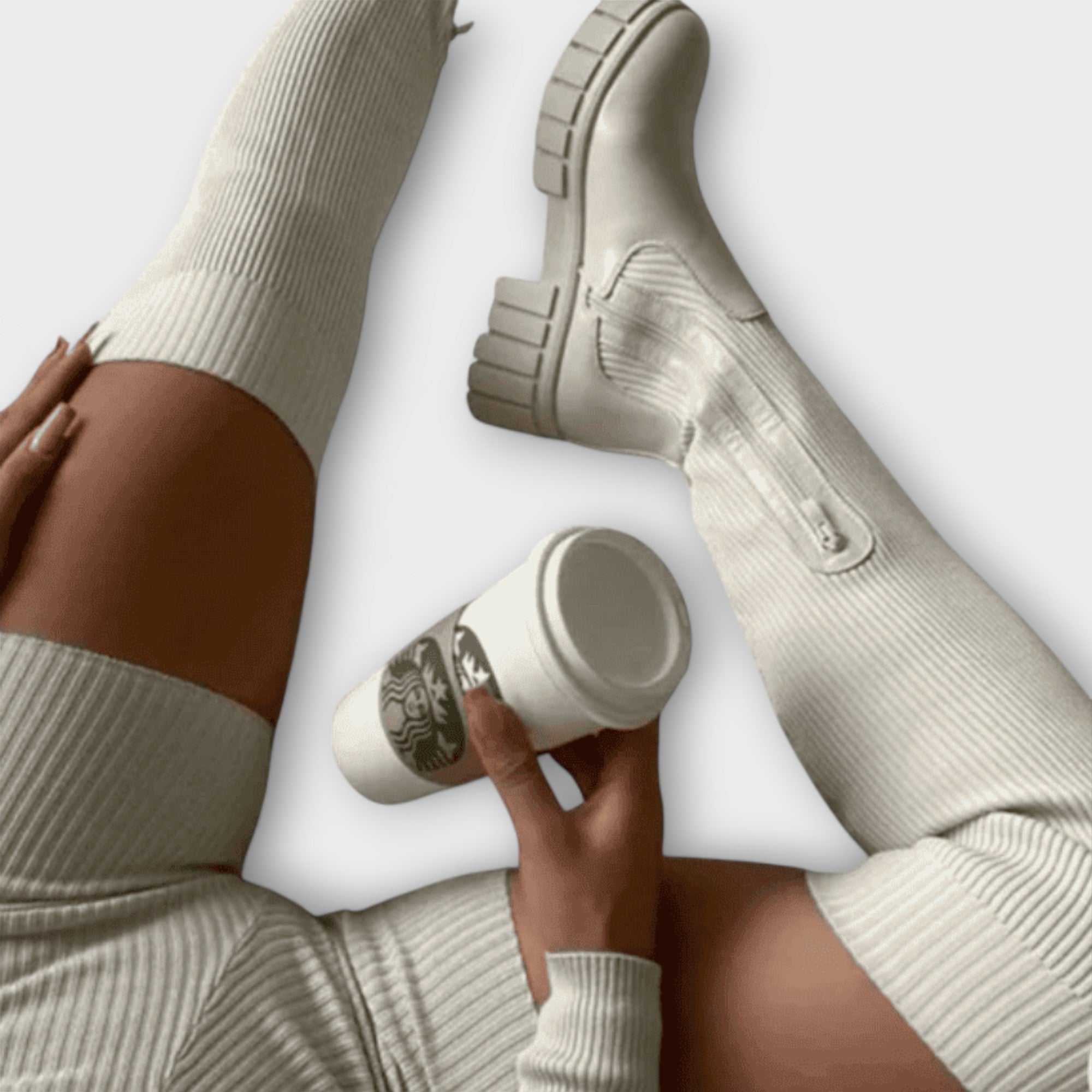 Over-the-Knee Boots with a Bold Chunky Sole