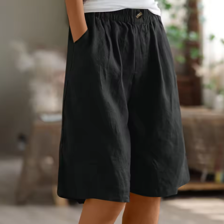 ZYLA - Linen Bermuda Shorts for Relaxed Comfort