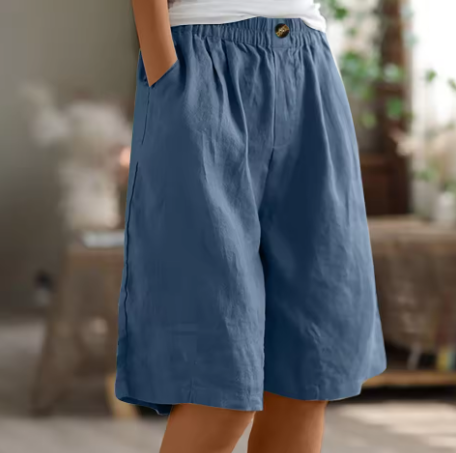 ZYLA - Linen Bermuda Shorts for Relaxed Comfort
