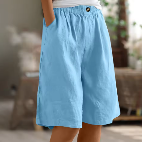 ZYLA - Linen Bermuda Shorts for Relaxed Comfort